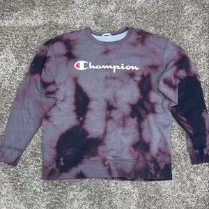 Men’s champion bleached sweatshirt